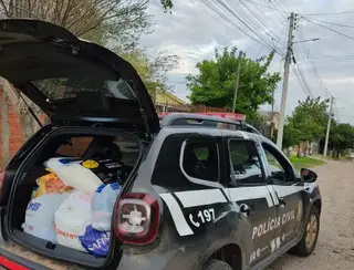 Homem é detido suspeito de vendar doações feitas aos atingidos pela chuva em Santa Maria