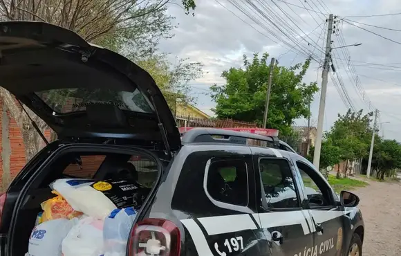 Homem é detido suspeito de vendar doações feitas aos atingidos pela chuva em Santa Maria
